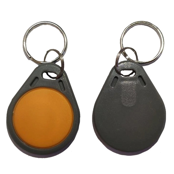 RFID KEYFOB EM Grey/Yellow RFID брелок